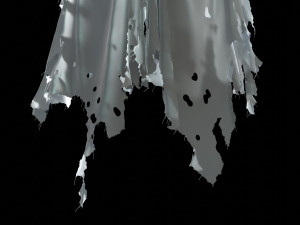High Poly Ghost Model 2 Model 3D