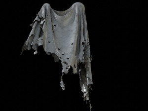High Poly Ghost Model 2 Model 3D