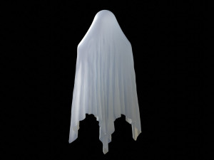 High Poly Ghost Model 3 Model 3D