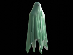 High Poly Ghost Model 3 Model 3D