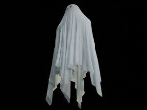 High Poly Ghost Model 3 Model 3D