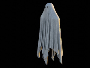 High Poly Ghost Model 3 Model 3D