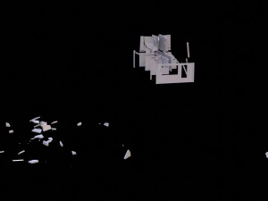 Destroyed House 3D Model