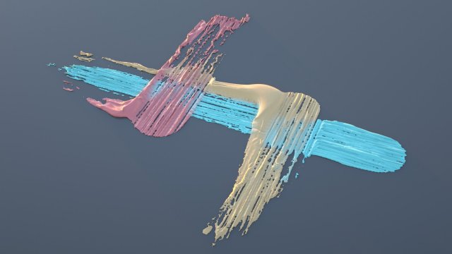 Paint Smear 4 3D 모델 .c4d .max .obj .3ds .fbx .stl .blend 