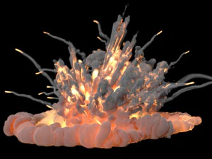 Bomba Dywanowa VDB Model 3D