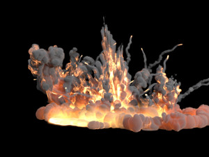 Carpet Bomb VDB Modèle 3D