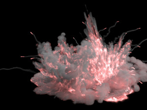 Carpet Bomb VDB Modèle 3D