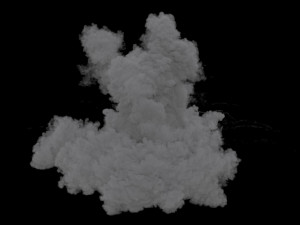 Smoke Plume VDB Model 3D