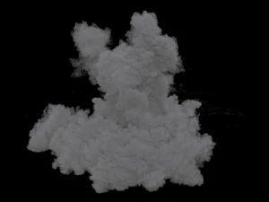 Smoke Plume VDB 3D Model