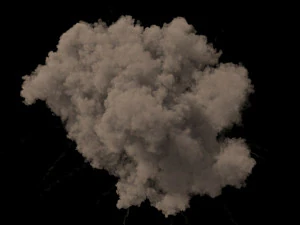 Smoke Plume VDB 3D Model