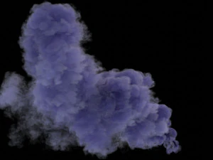 Wysoki dym VDB Model 3D