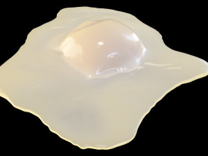 Raw Egg 3D Модель
