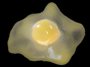 Raw Egg 3D Модель