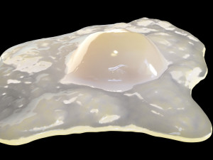 Cooked Egg 3D मॉडल