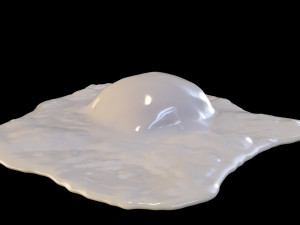 Cooked Egg 3D 模型