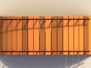Low Poly Wooden Bridge Model 3D
