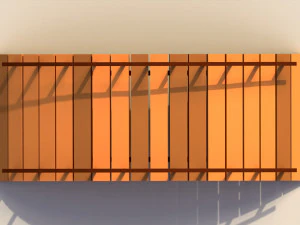 Low Poly Wooden Bridge 3D Model