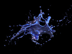 점성 폭발 3D 모델