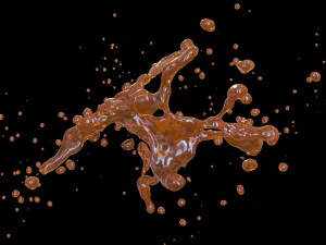 점성 폭발 2 3D 모델