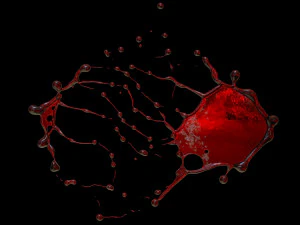 얇은 액체 3D 모델