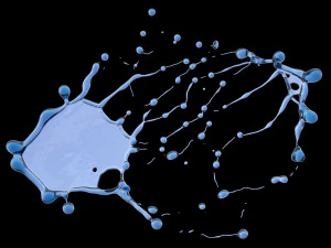 Thin Liquid 3D Model