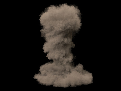Dust Tornado VDB 3D Model