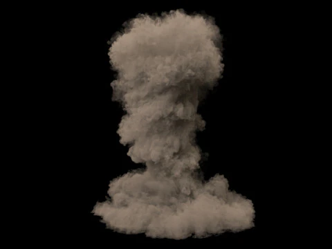 Tornado de poeira VDB Modelo 3D