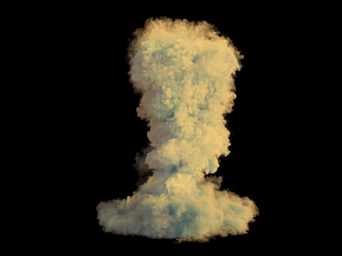 Dust Tornado VDB 3D Model