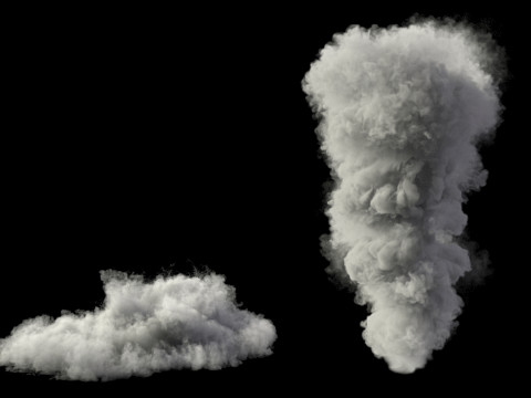 Dust Tornado VDB Modèle 3D