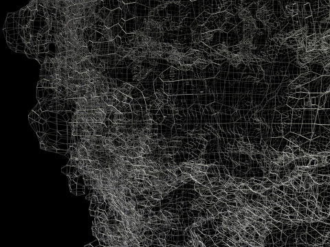 Dust Tornado VDB 3D Model