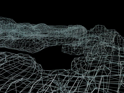 Mielony dym 1 VDB Model 3D