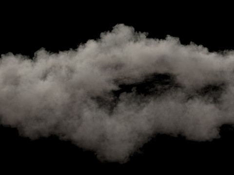 Ground Smoke 2 VDB 3Dモデル