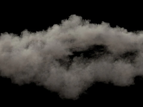 Ground Smoke 2 VDB 3D Model