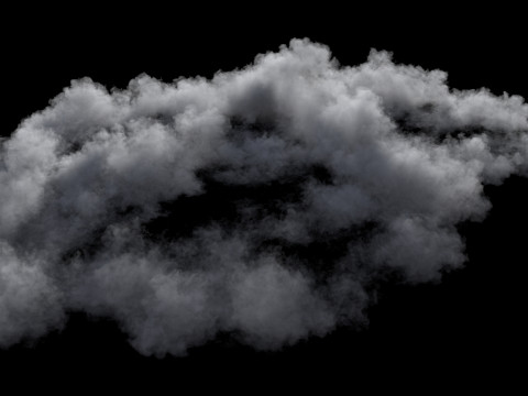 Ground Smoke 2 VDB 3Dモデル