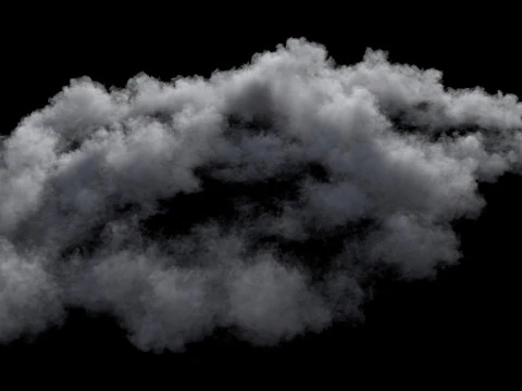 Ground Smoke 2 VDB 3D Model