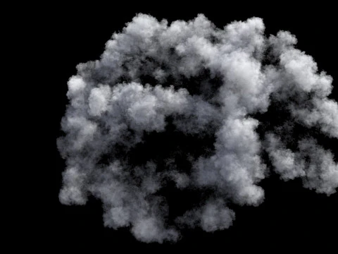 Ground Smoke 2 VDB 3D Model