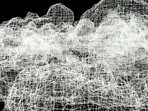 Ground Smoke 2 VDB 3D Model