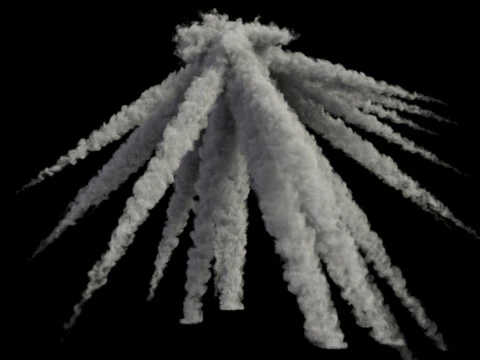 M&ouml;rserexplosion 1 VDB 3D Modell