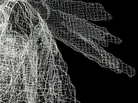 M&ouml;rserexplosion 1 VDB 3D Modell