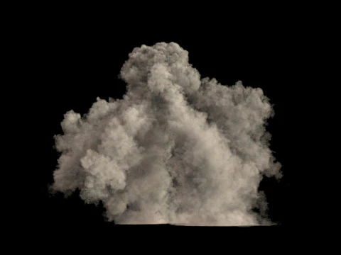 Mortar Explosion 2 VDB 3D Model