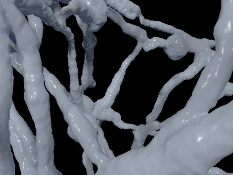 Organic Tissue 3D Model