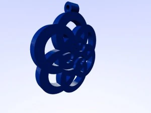 horus eye - om - 1111 on flower of life pendant 3D Print Model