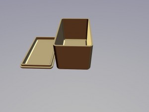 golden ratio box Model do druku 3D
