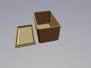 golden ratio box Model do druku 3D