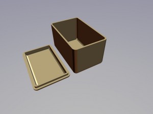 golden ratio box Model do druku 3D