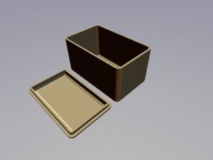 golden ratio box Model do druku 3D
