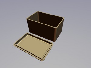 golden ratio box Model do druku 3D