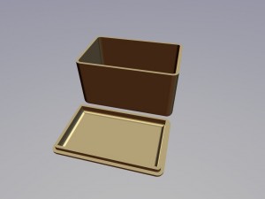 golden ratio box Model do druku 3D