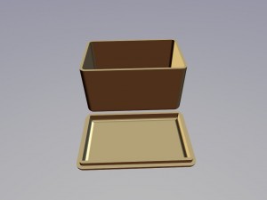 golden ratio box Model do druku 3D