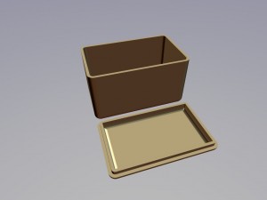golden ratio box Model do druku 3D